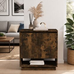 Brown Engineered Wood Sideboard Storage Cabinet