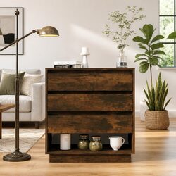 Engineered Wood Sideboard with Storage Compartment