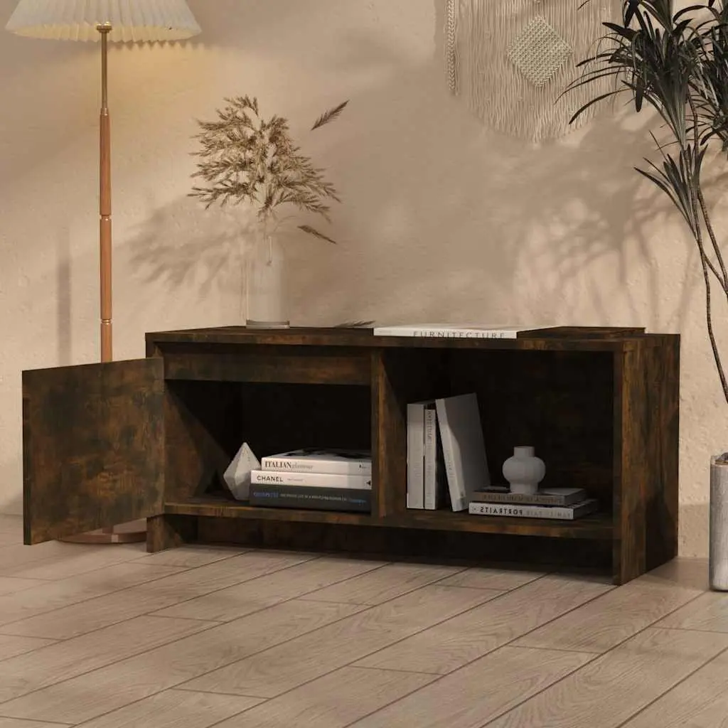 TV Cabinet Lowboard Durable Brown 90 x 35 x 40 cm