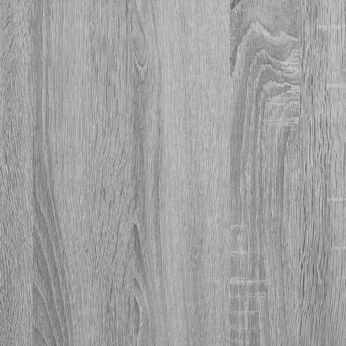 Sideboard with Shelves Organised Storage 120W x 30D x 75H cm Grey Engineered Wood