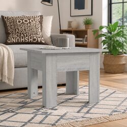 Grey Coffee Table - Modern Design and Engineered Wood