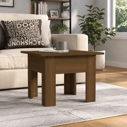 Engineered Wood Coffee Table 55x55x42cm for Modern Living