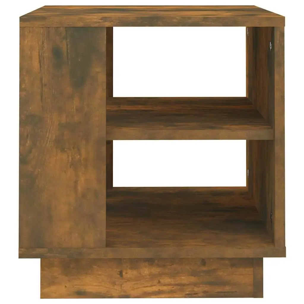 Coffee Table Modern Storage 40 x 40 x 43 cm Brown