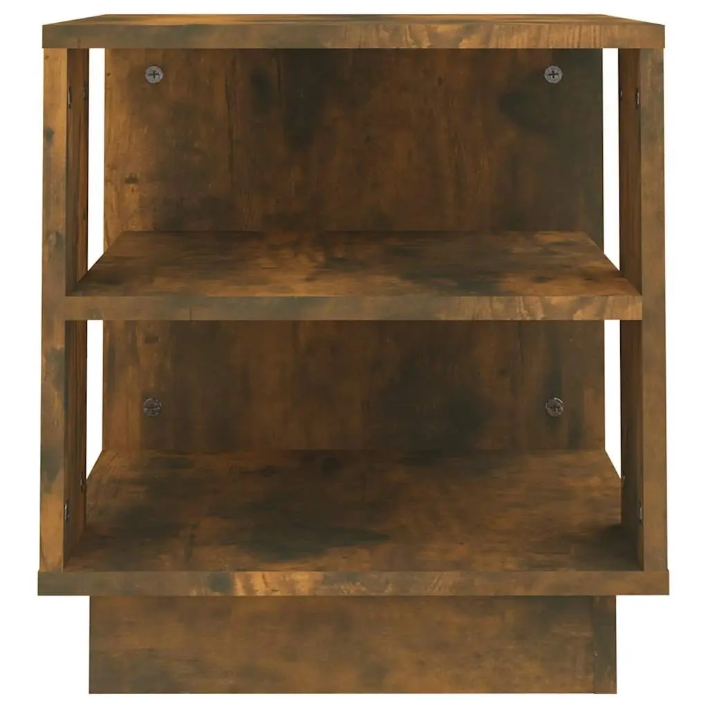 Coffee Table Modern Storage 40 x 40 x 43 cm Brown
