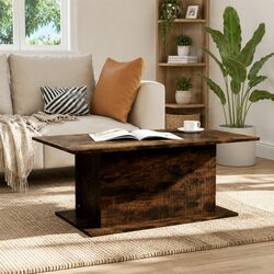 Engineered Wood Coffee Table in Brown Finish