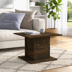 Engineered Wood Coffee Table in Smoked Oak Brown