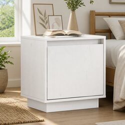 Solid Wood Pine Nightstand: Precise Dimensions and Design