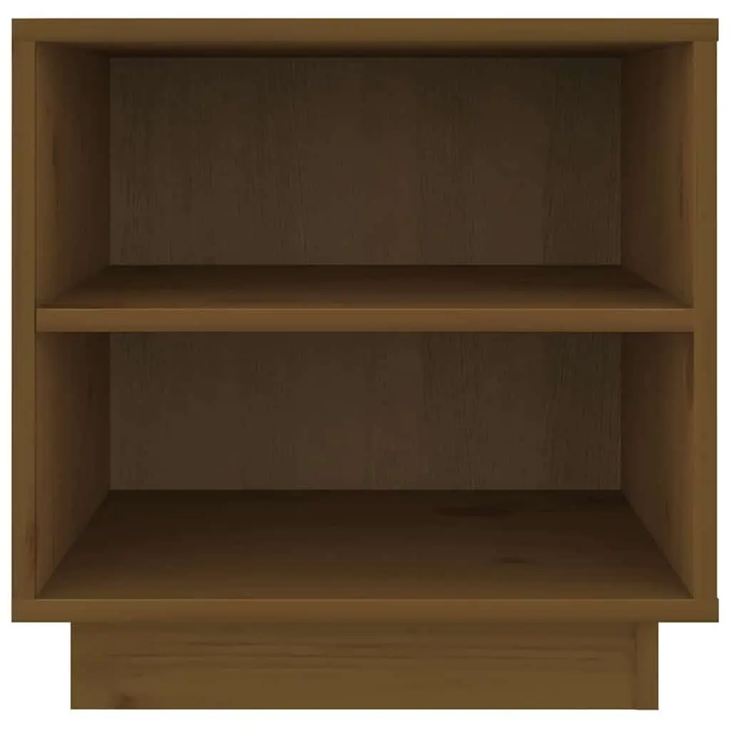 Bedside Tables Solid Wood Storage 40x34x40 cm Brown 2 Piece