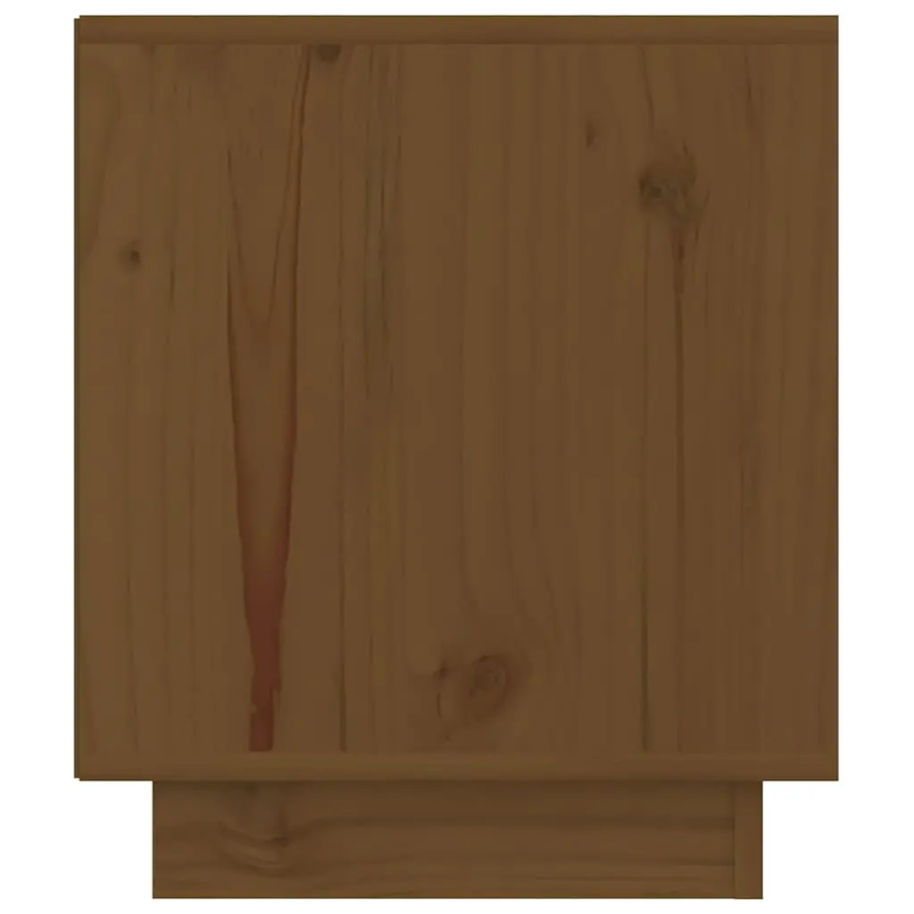 Bedside Tables Solid Wood Storage 40x34x40 cm Brown 2 Piece