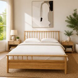 White Bedside Cabinets - Set of 2, 35x34x32 cm