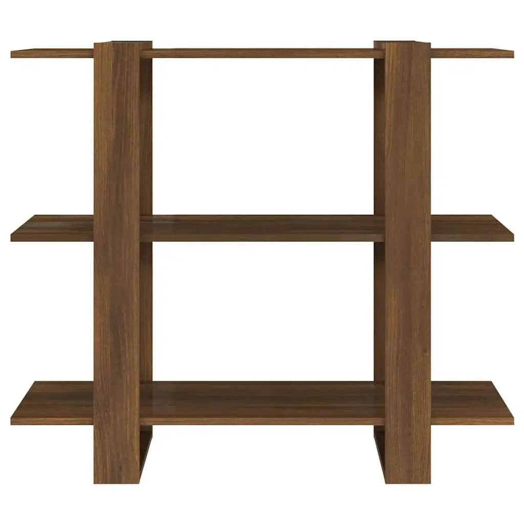Book Cabinet Room Divider Sturdy 100x30x87 cm Brown