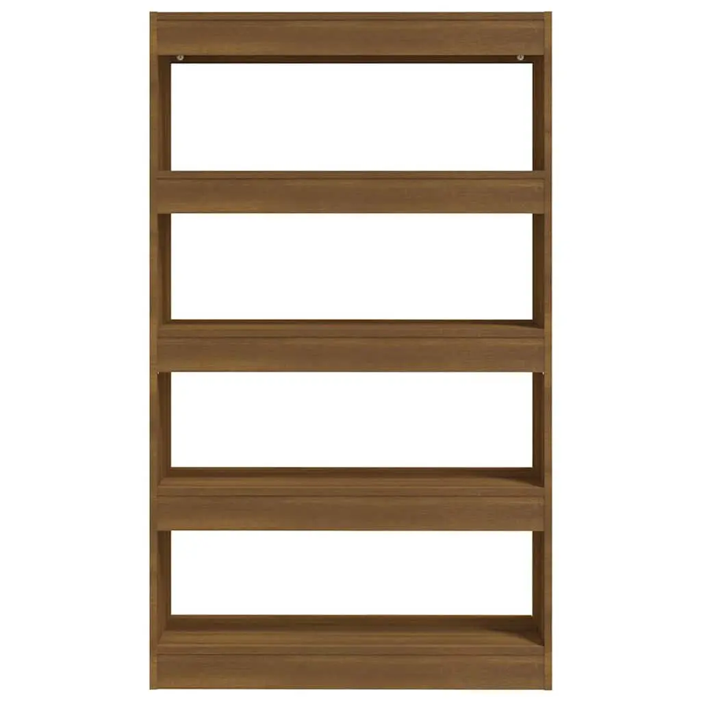 Book Cabinet Room Divider Storage 80x30x135cm Brown Engineered Wood Bookshelf