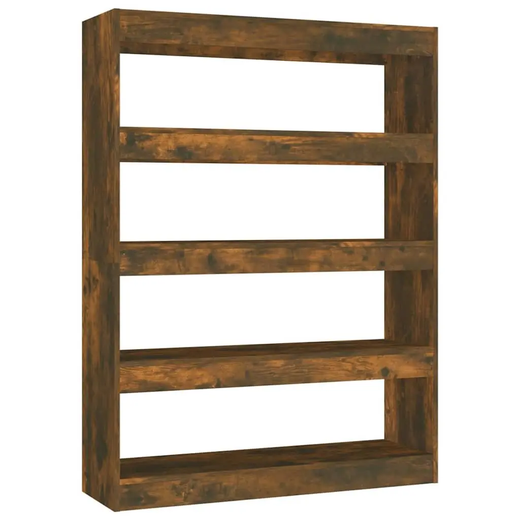 Book Cabinet Room Divider Storage Bookshelf Brown Standing Shelves Organiser