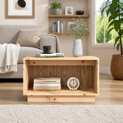 TV Cabinet Dimensions 60x35x35 cm in Solid Pine Wood