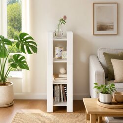 Solid Pine Wood Room Divider and Book Storage Unit