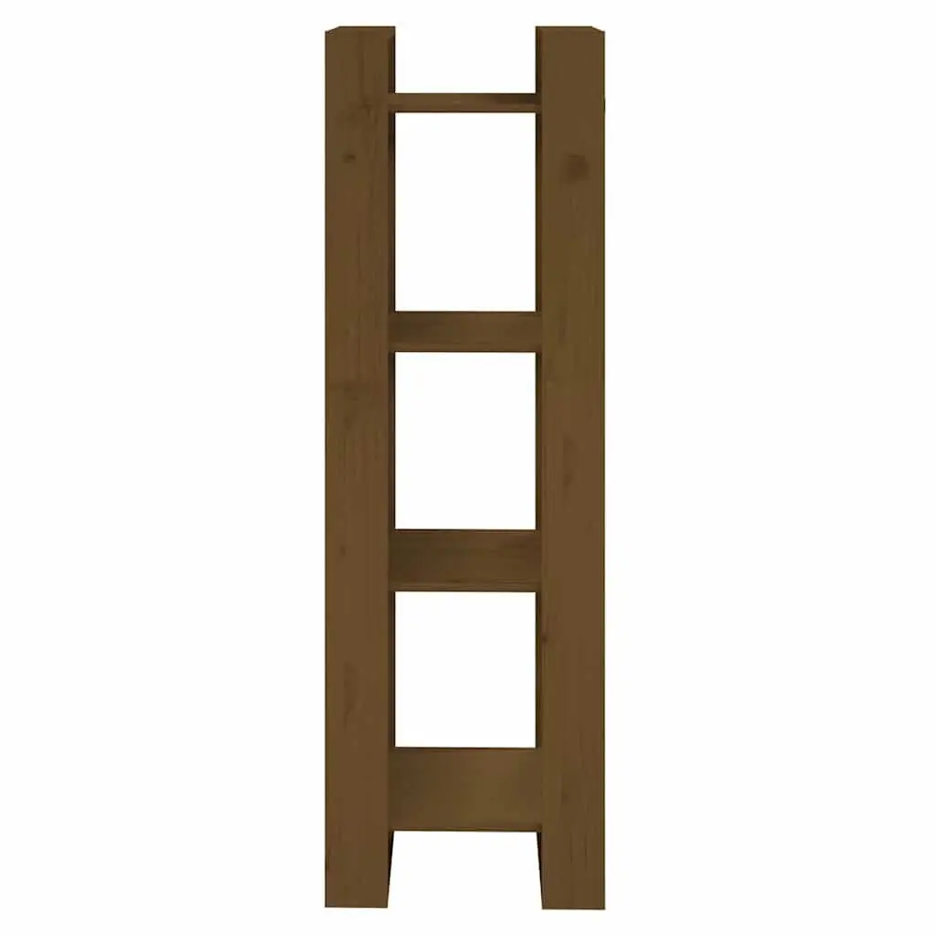 Solid Wood Book Cabinet Room Divider Storage 41x35x125 cm Brown