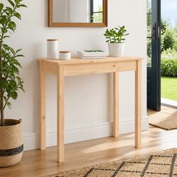 Wooden Console Table 80x40x75cm with Pine Construction