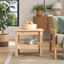 45x45x40 cm Solid Pine Wood Coffee Table