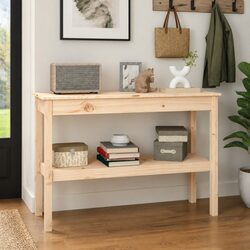 Console Table 110x40x75 cm Solid Pine Wood