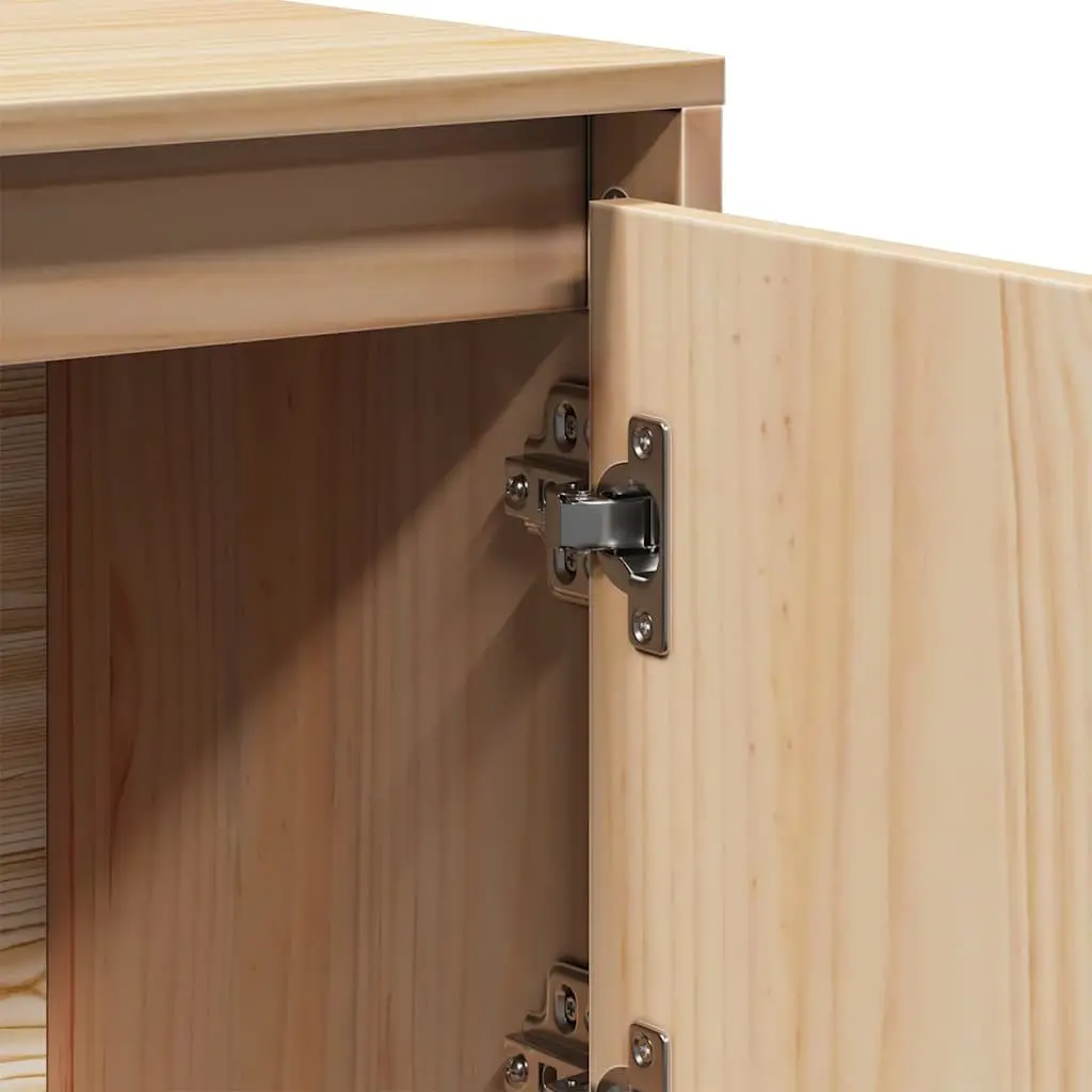 Highboard Cabinet Modern Style 110.5x35x117cm Brown