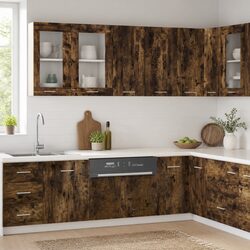 Wall-Mounted Brown Hanging Cabinet - 60x31x60 cm
