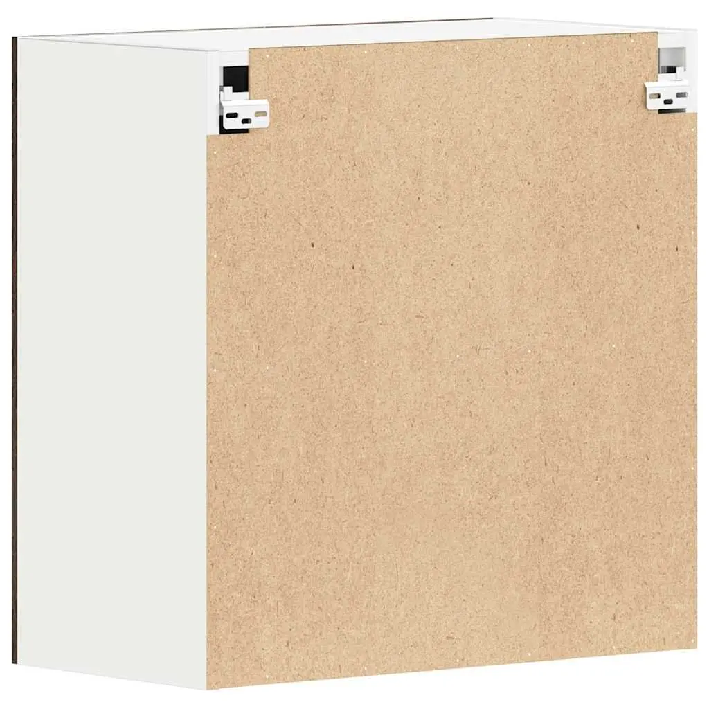 Wall Mounted Kitchen Cabinet Space Saving Engineered Wood Brown 60x31x60cm