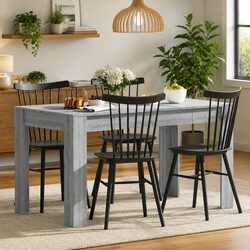Modern Grey Engineered Wood Dining Table Specifications