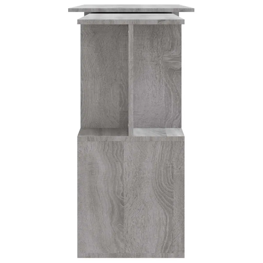 Corner Desk Grey Sonoma Office Study Computer Workspace Engineered Wood