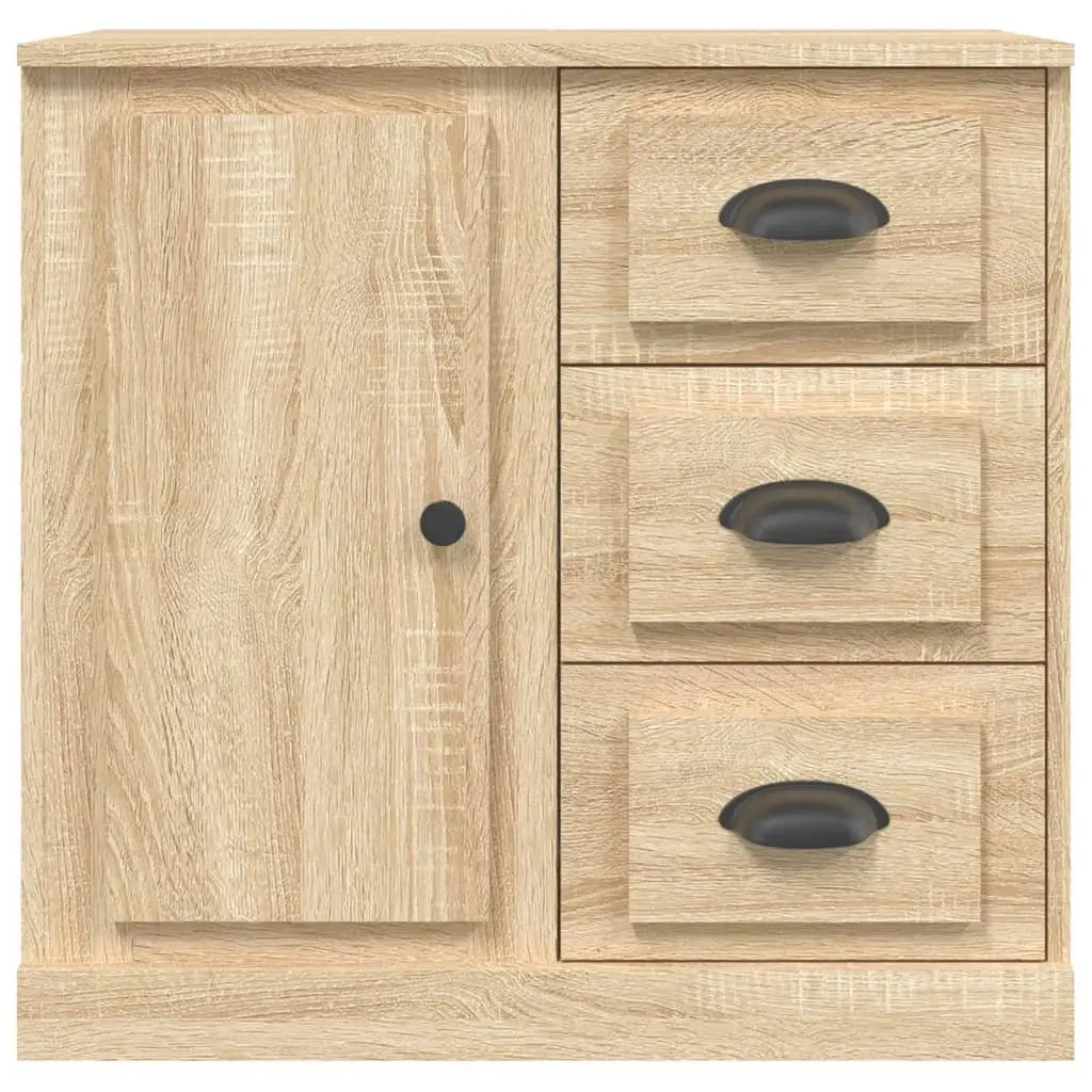 Sideboard Engineered Wood Ample Storage Space 70x35.5x67.5 cm Brown