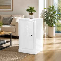 Engineered Wood High Gloss Sideboard Cabinet