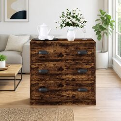 Engineered Wood Sideboard: Brown Storage and Display Unit
