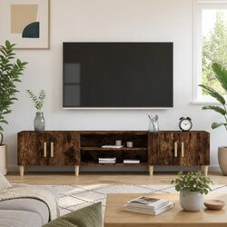 Engineered Wood TV Cabinet with Storage Space 180x31.5x40cm