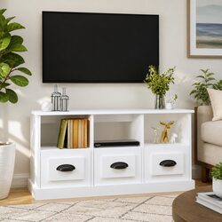 Engineered Wood TV Cabinet 100x35x50 cm with Storage