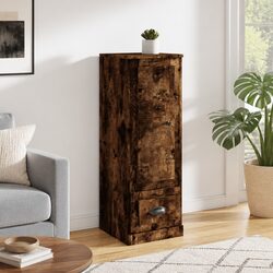 Brown Highboard Smoked Oak Storage Cabinet Specifications