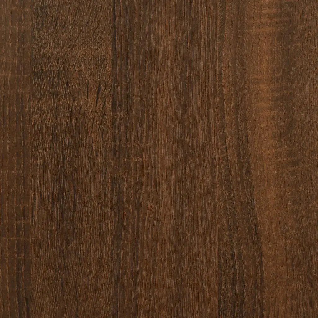 Wall-mounted Bedside Cabinet Space-saving 41.5x36x53cm Brown Oak
