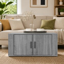 Engineered Wood Coffee Table Grey Sonoma 80x50x36 cm