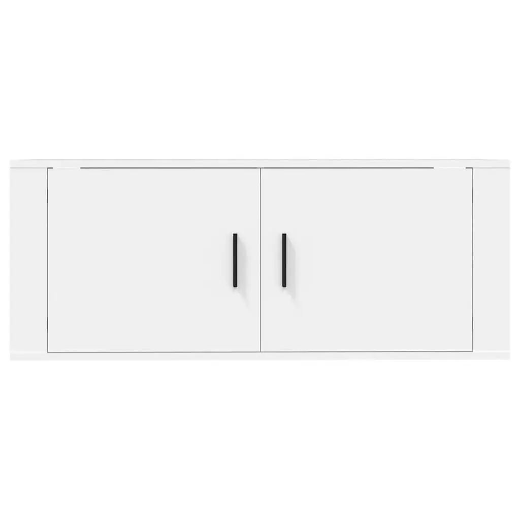 Wall Mounted TV Cabinet Space Saving 100x34.5x40 cm White