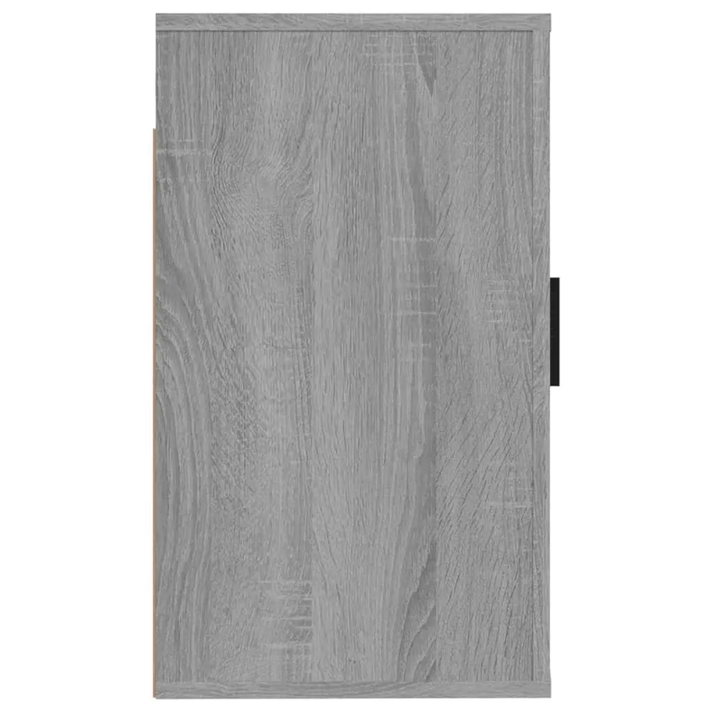 Wall Mounted TV Cabinet Grey Compact Storage Unit Media Display Organiser