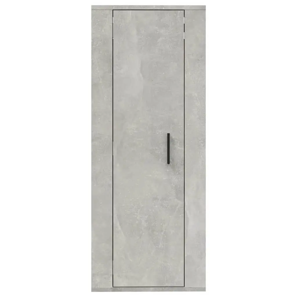 Wall Mounted TV Cabinet Grey 40x34.5x100cm Media Storage Unit 3 Compartment