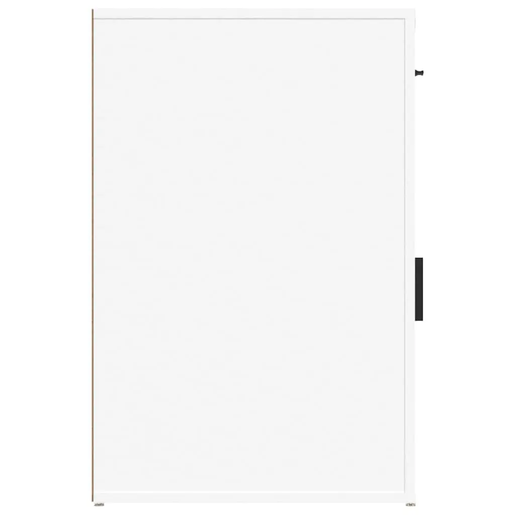 Desk Cabinet White Engineered Wood Compact Storage Organizer