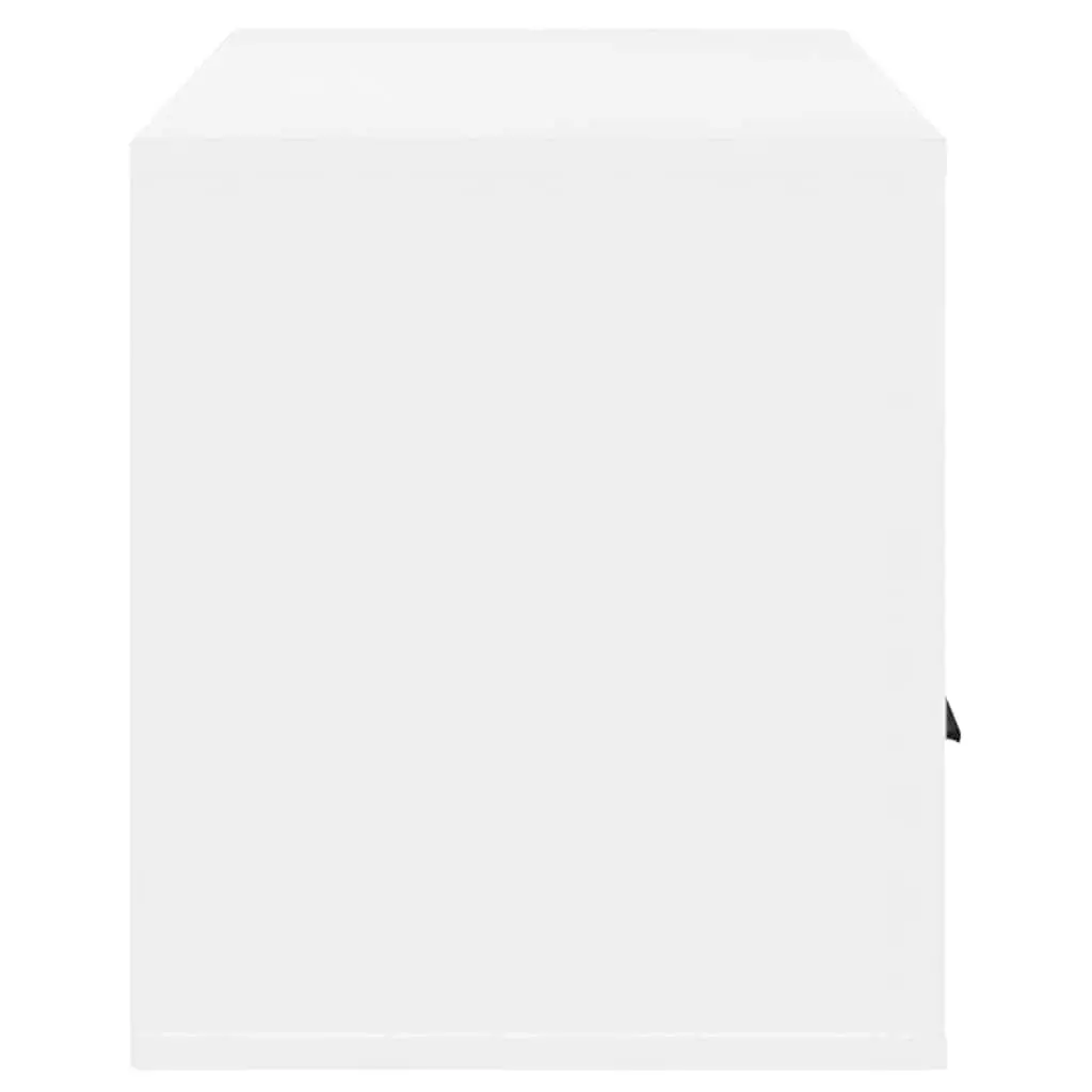 TV Cabinet White Engineered Wood 100x35x40 cm Media Storage Unit with Drawers and Compartments
