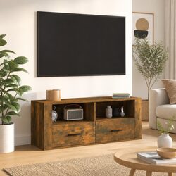 Engineered Wood TV Cabinet with Multiple Storage Options