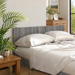 Grey Sonoma Bed Headboard - Engineered Wood 160x1.5x80 cm