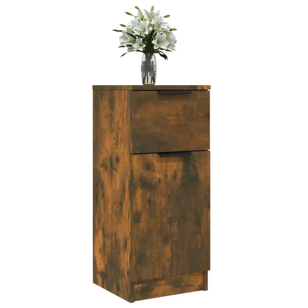 Sideboard Cabinet Storage Buffet Display Unit 2 pcs Brown Engineered Wood