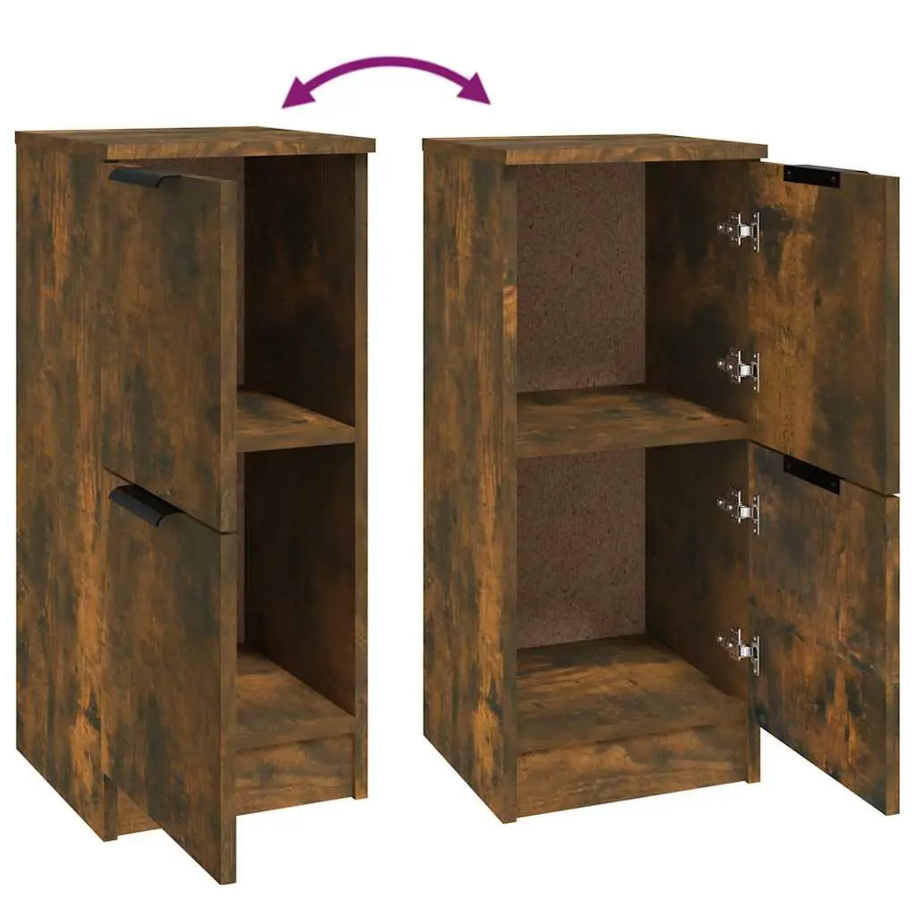 Sideboard Cabinet Minimalist Storage 30x30x70 cm Brown Engineered Wood