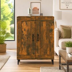 Engineered Wood Sideboard Cabinet in Brown