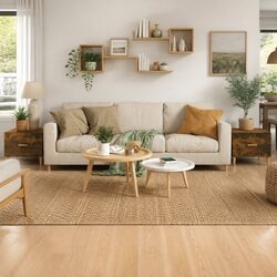 Engineered Wood Coffee Tables with Drawers - 2 Piece Set