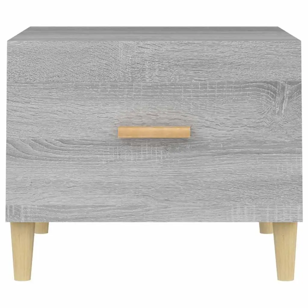 Coffee Tables Grey Sonoma Set of 2 with Storage Drawers 50x50x40 cm Engineered Wood