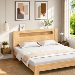Wall-mounted Bedside Cabinets 2 pcs in Brown