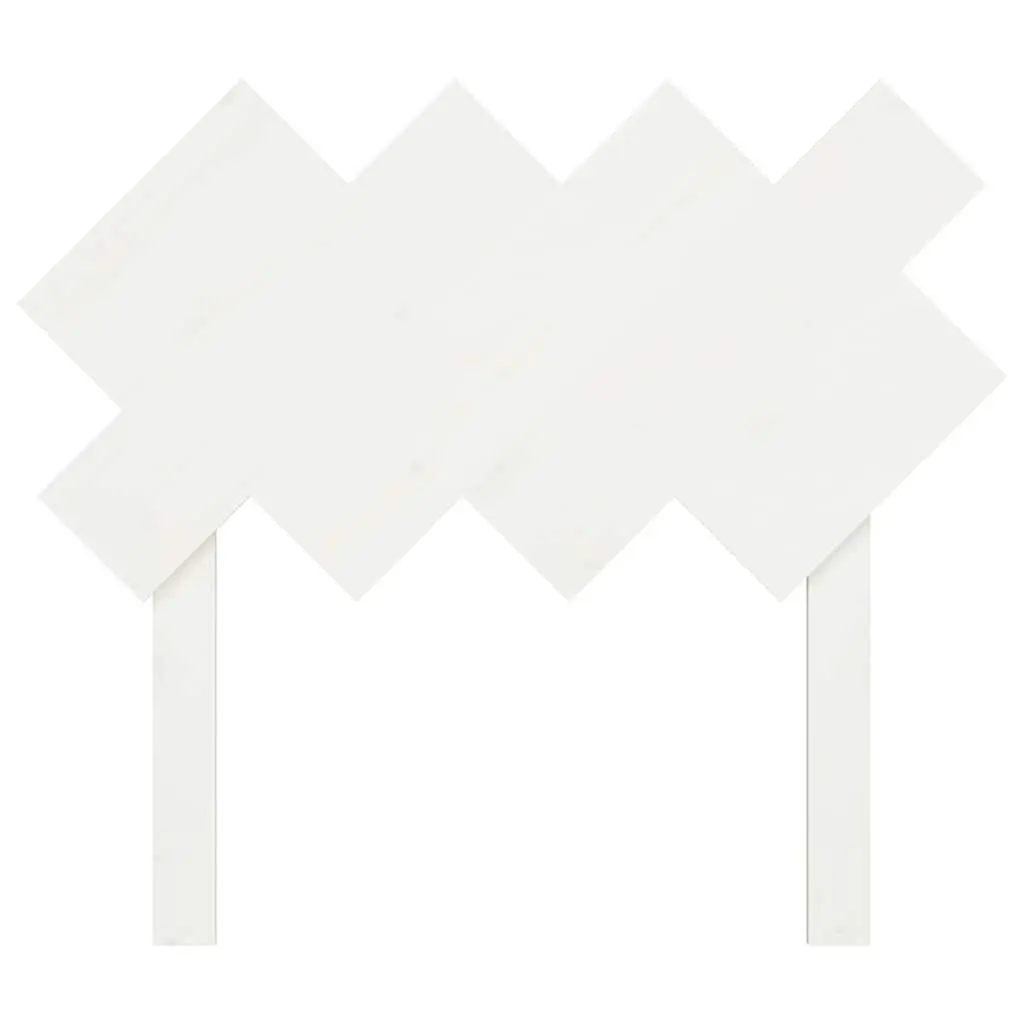 Solid Pine Wood Bed Headboard 92cm White Bedroom Furniture